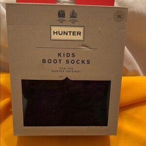 Hunter Kids Boot Socks - Black